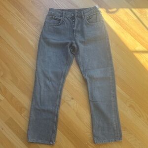 Zara Men's Gray Straight Jeans